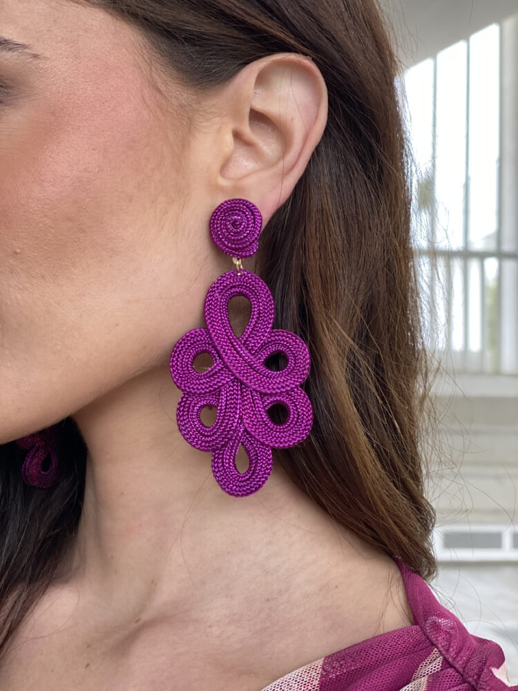 Pendientes Tunica Buganvilla