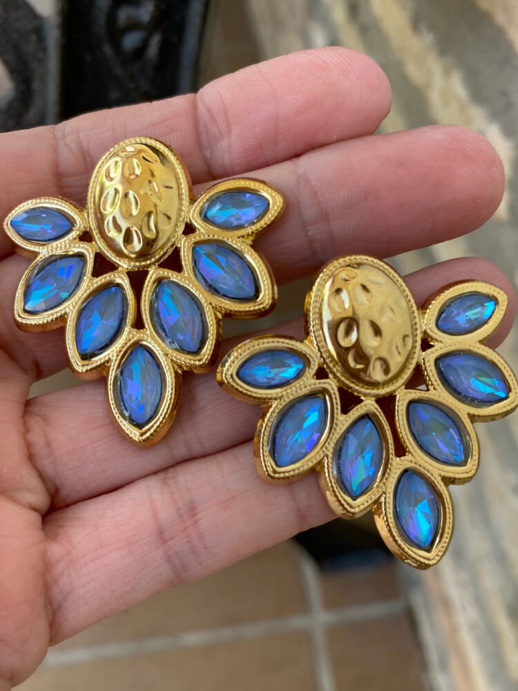 Pendientes Rousse Azul