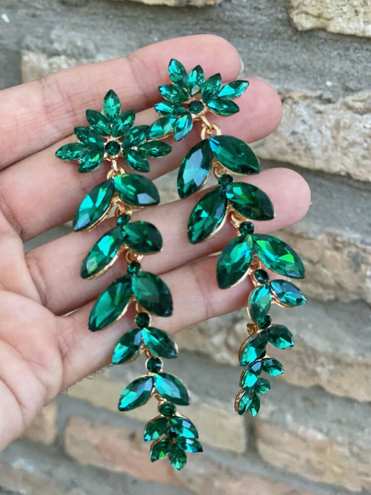 pendientes fury verde