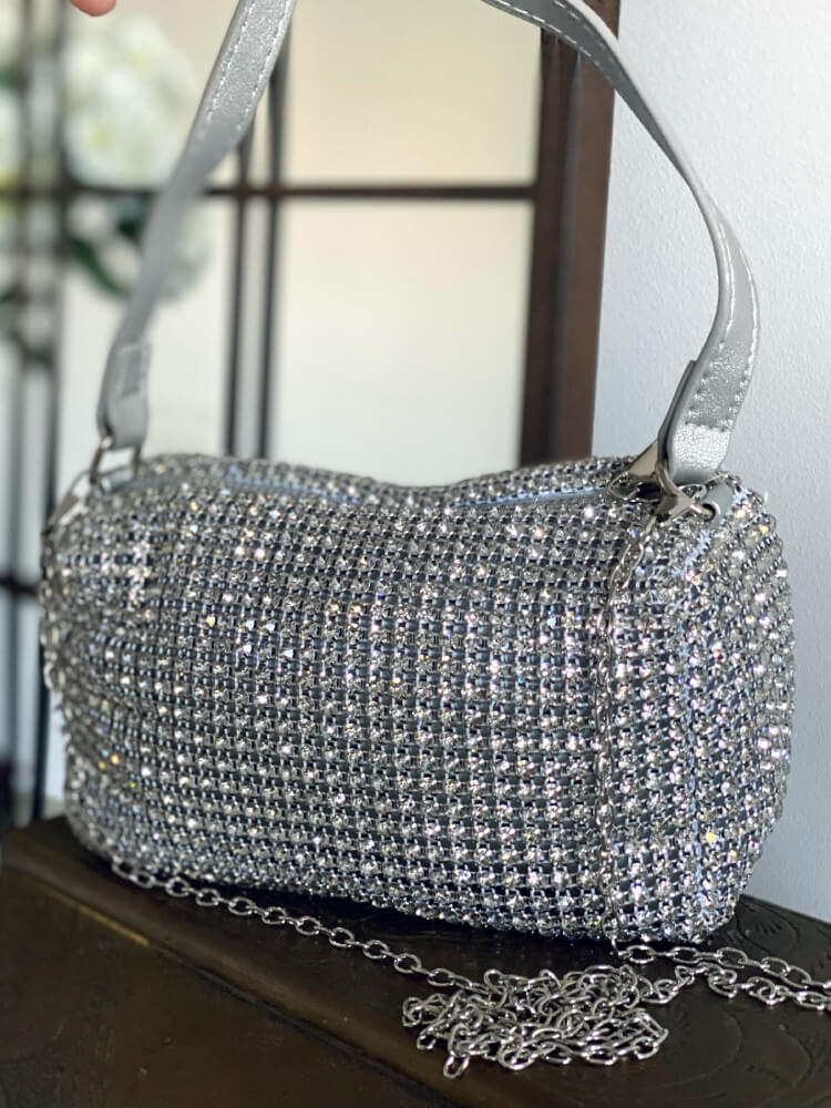 Bolso Pequeño Plateado