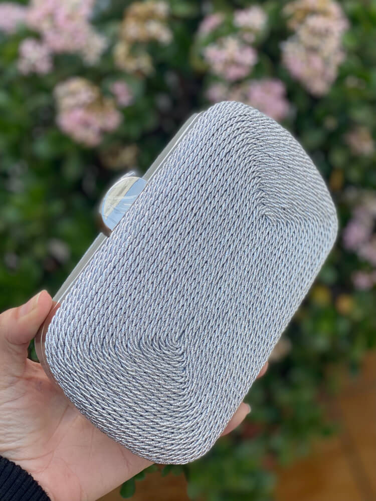 Bolso de Mano Gris