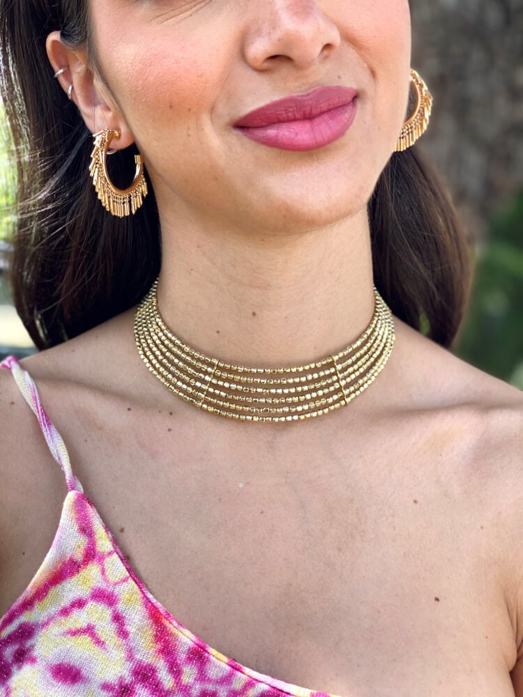 Choker Efecto Dorado
