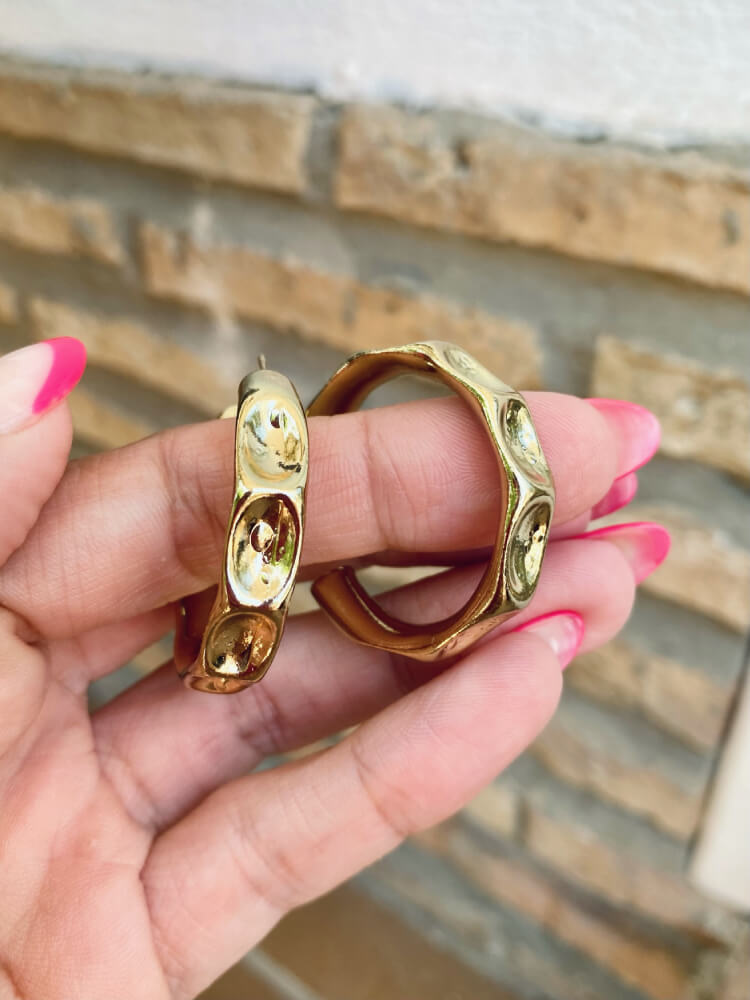 Pendientes de Aro Dorado