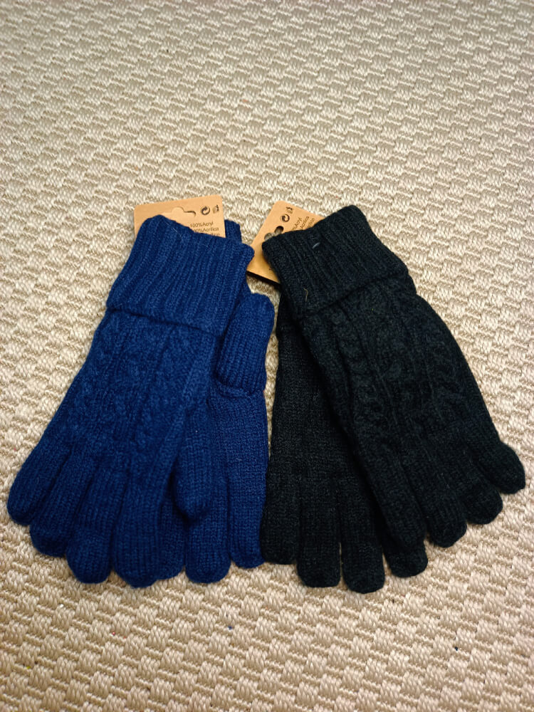 Guantes de lana de mujer