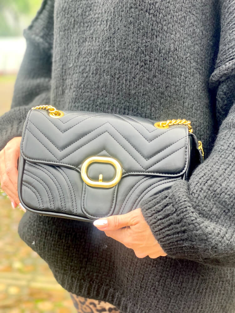 Bolso de mano de polipiel