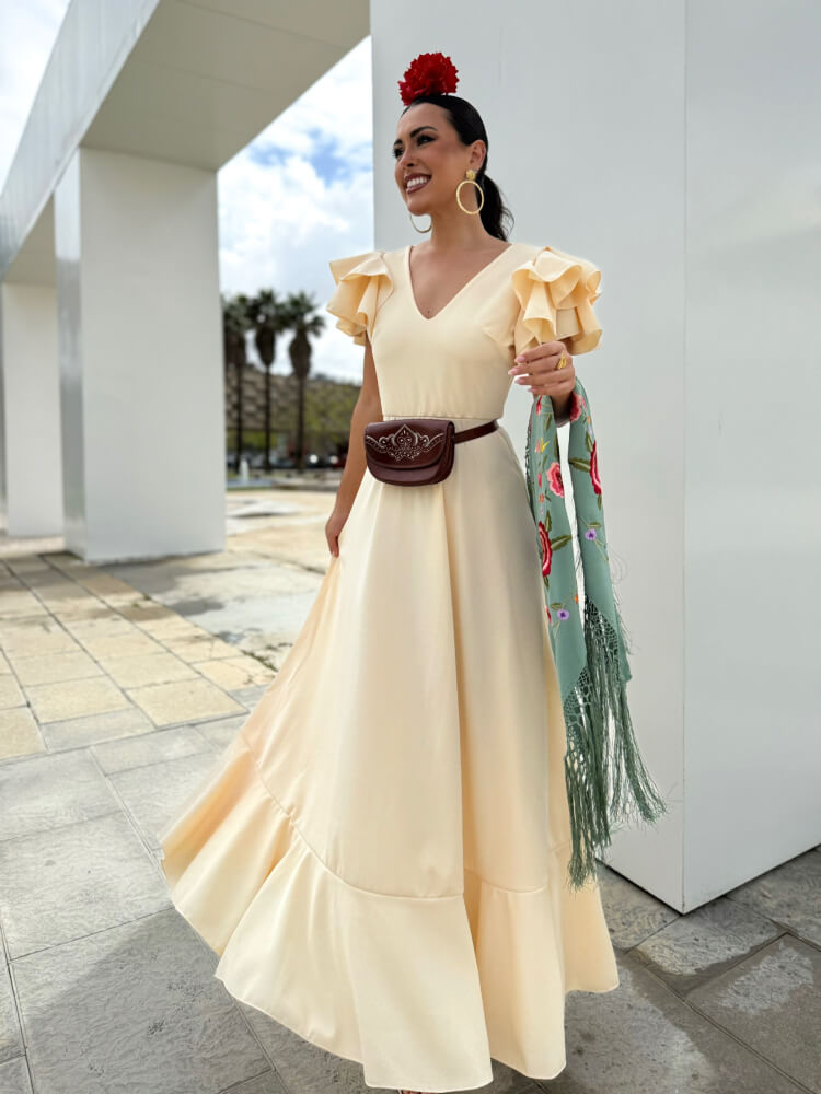 Bata Rociera Con Volantes