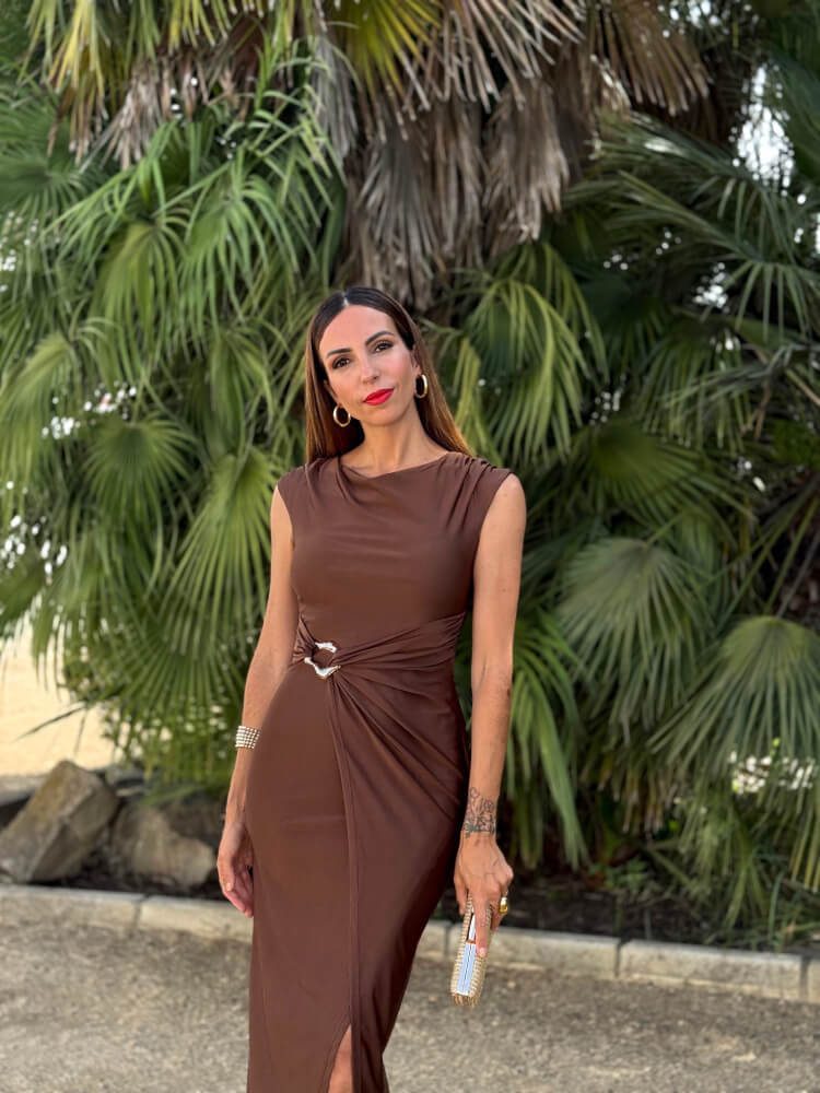 Vestido Marrón