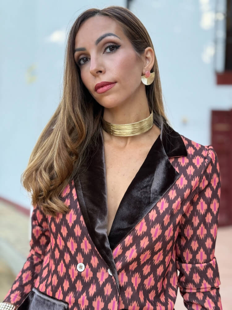 Choker Ajustable En Acero Dorado
