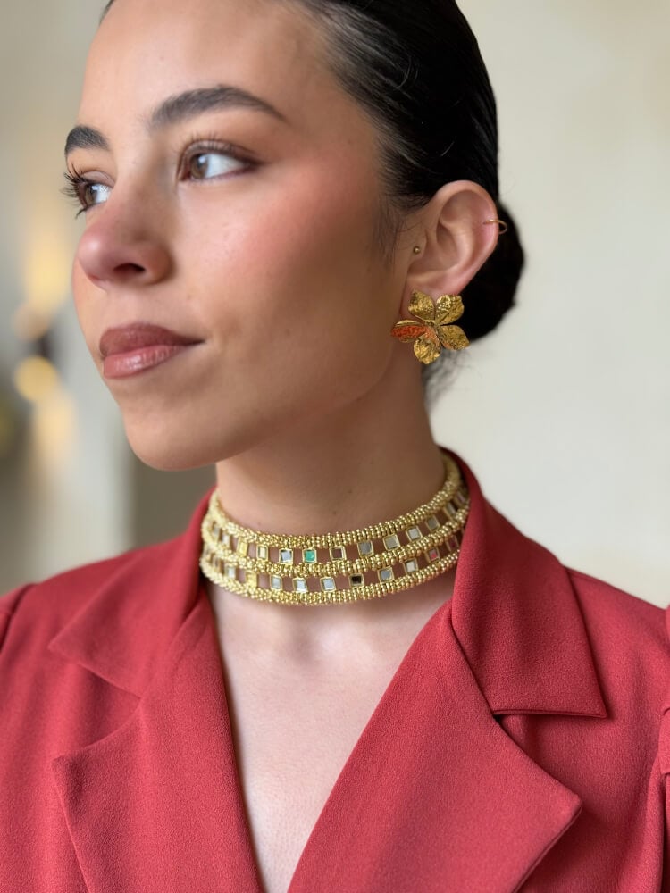 Choker Dorado Flexible