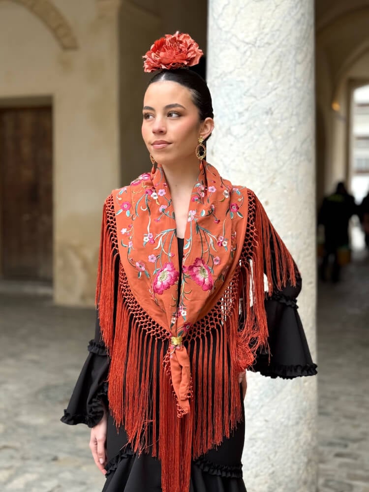 Mantón Carmina Teja